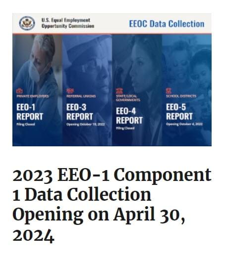 2023 EEO-1 Component 1 Data Collection, April 30, 2024